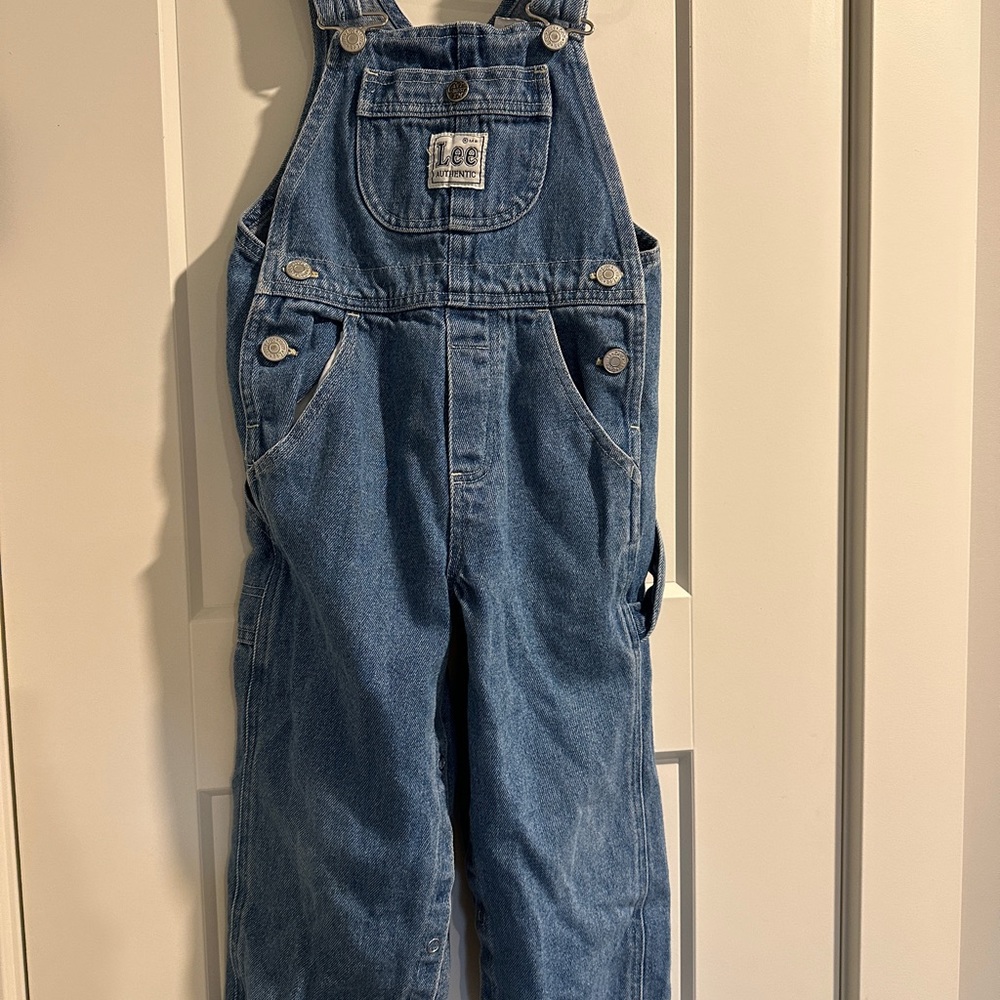 Vintage 4t denim overalls Lee brand